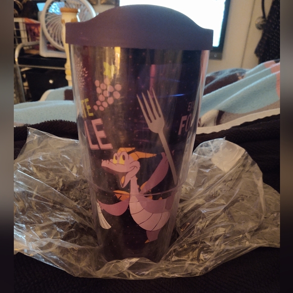 DISNEY 2022 EPCOT International Food & Wine Festival Figment Tervis Tumbler NEW - Picture 2 of 5